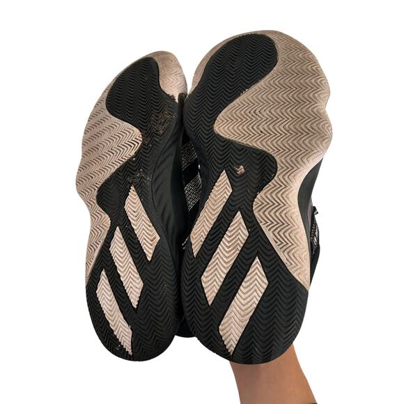 Adidas D.O.N. Issue 1 Spiderman Black Sneakers Sz 5 Youth - Picture 6 of 9